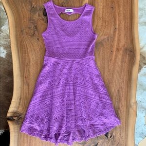 Girls’ Epic Thread Lace Heart-Backed Dress